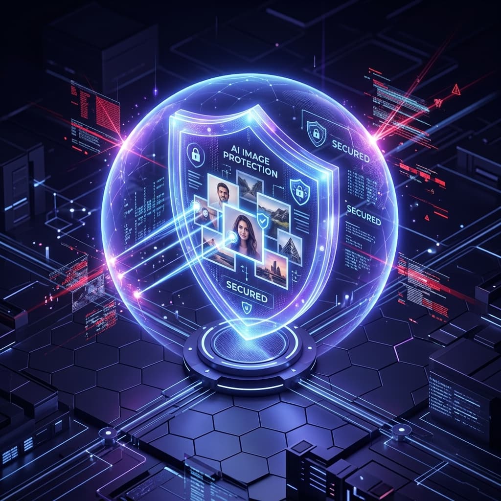 AI Image Protection Visual